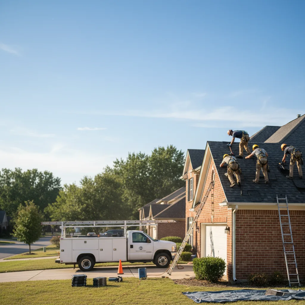 Roof Repair in Street